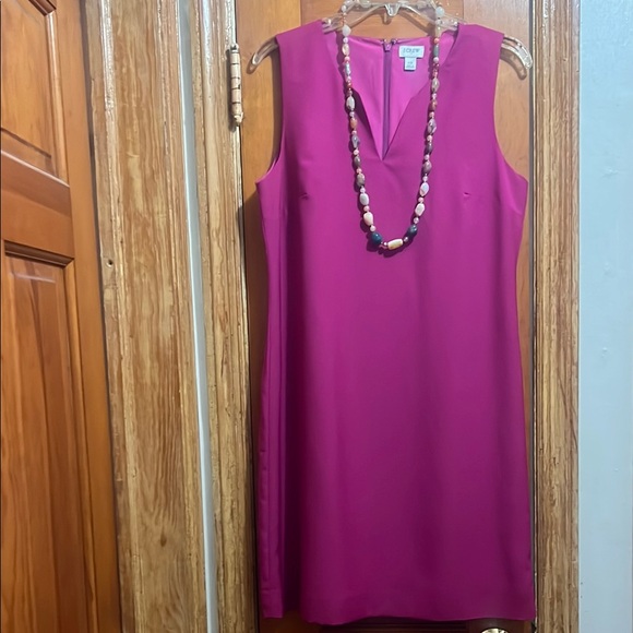 J. Crew Dresses & Skirts - Elegant Magenta Sleeveless Dress
